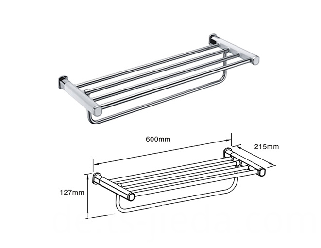 Handtuchhalter aus Metall für Hotels Metal towel rack for hotels
